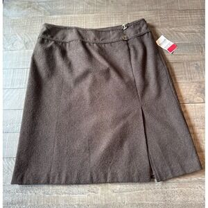 NWT Michele Women's Brown Pencil Skirt Size 14‎